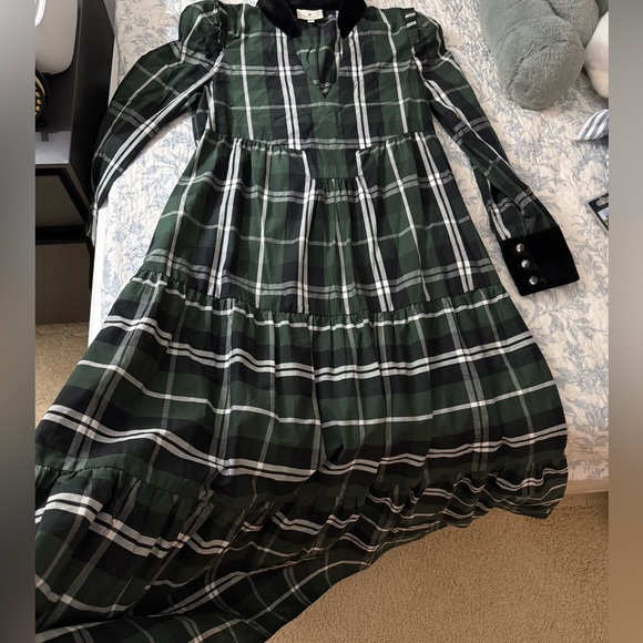 Tuckernuck Tartan Bristol Midi Dress. Size Small. - Picture 3 of 5